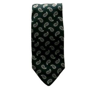 Jacobs Roberts Men's Neck Tie Paisley 57” L 3.75” W Made in the USA